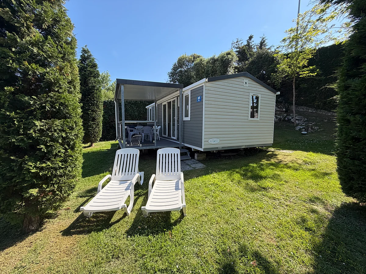 MOBILE HOME MARINA PARQUE EN CAMPING PLAYA JOYEL EN NOJA