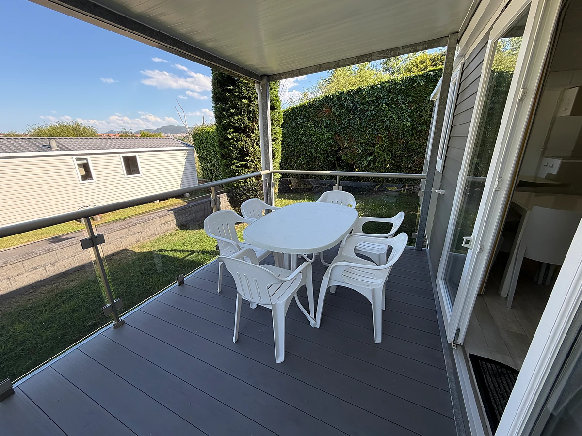 MOBILE HOME MARINA PARQUE EN CAMPING PLAYA JOYEL EN NOJA